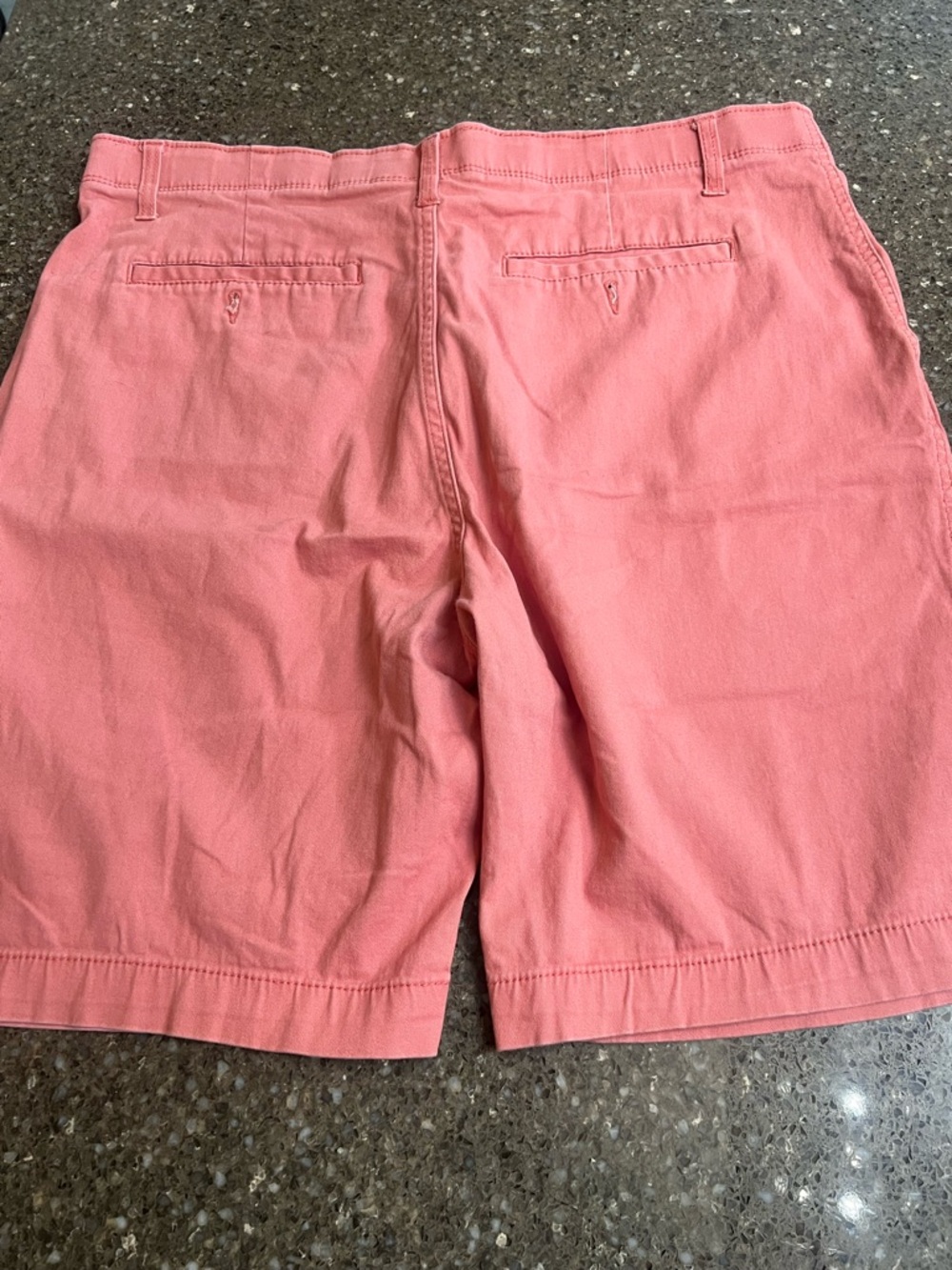 Plugg Flex Men's Coral Flat-Front Cotton Shorts Size 36 Summer Golf Spring Date - Picture 4 of 7